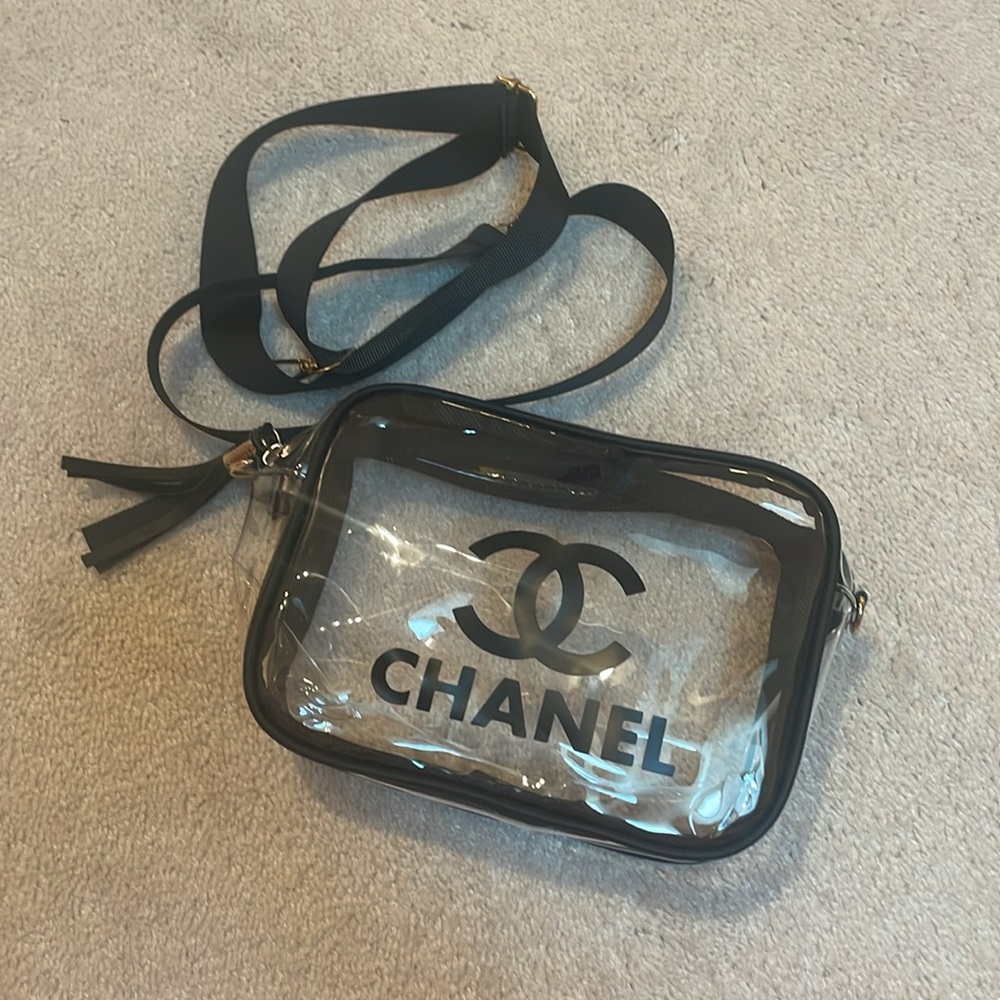 NWOT CC PVC Crossbody Stadium Bag